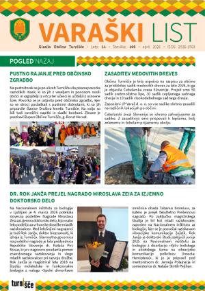 Varaški list - april 2026